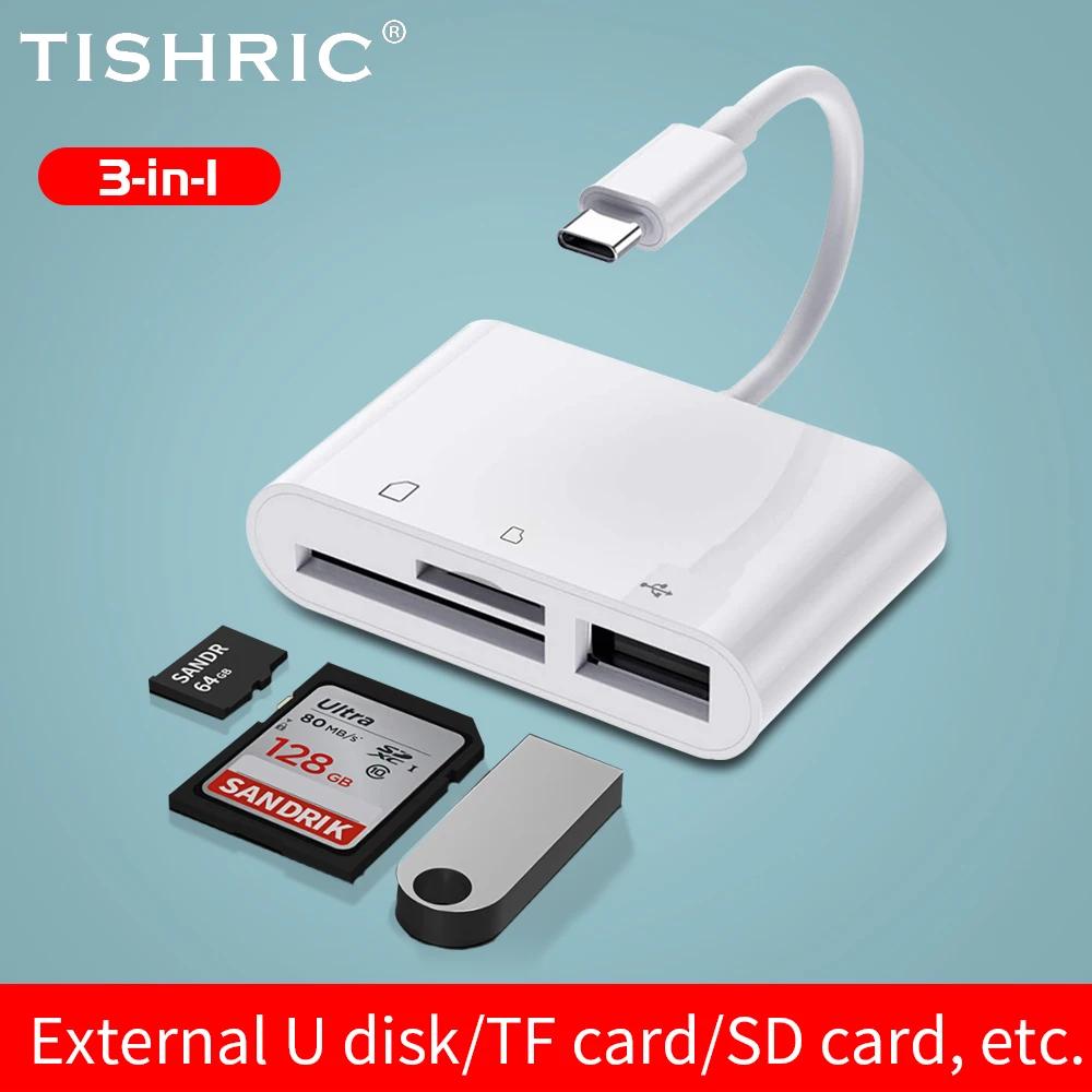 TISHRIC C Ÿ  OTG TF ũ USB SD ī , ޸ ī  , ο TF SD USB ī  
